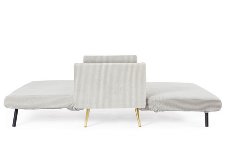 2-SITZER BETTSOFA CHICAGO HELLGRAU