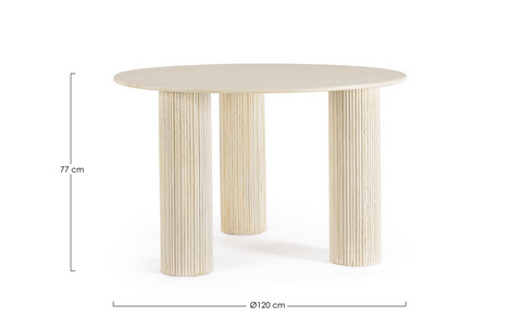 TISCH DACCA NATURFARBE D120