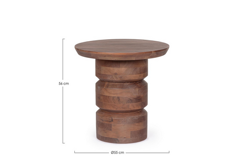 BEISTELLTISCH CORTEZ TOBACCO D55