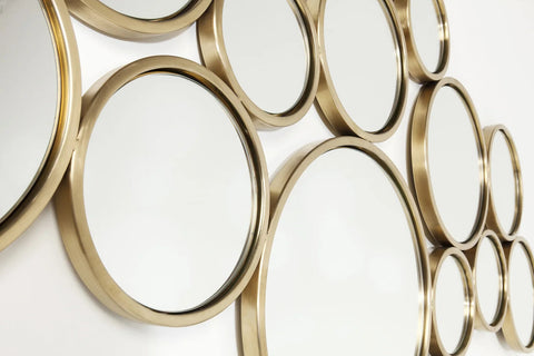 Spiegel Bubbles Brass