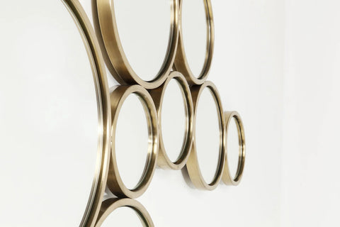 Spiegel Bubbles Brass