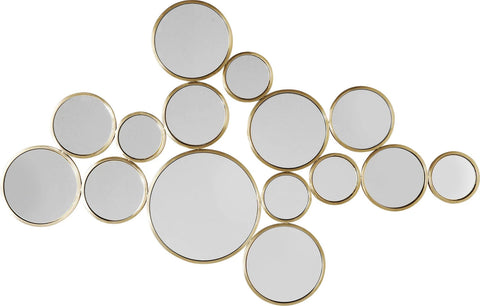 Spiegel Bubbles Brass