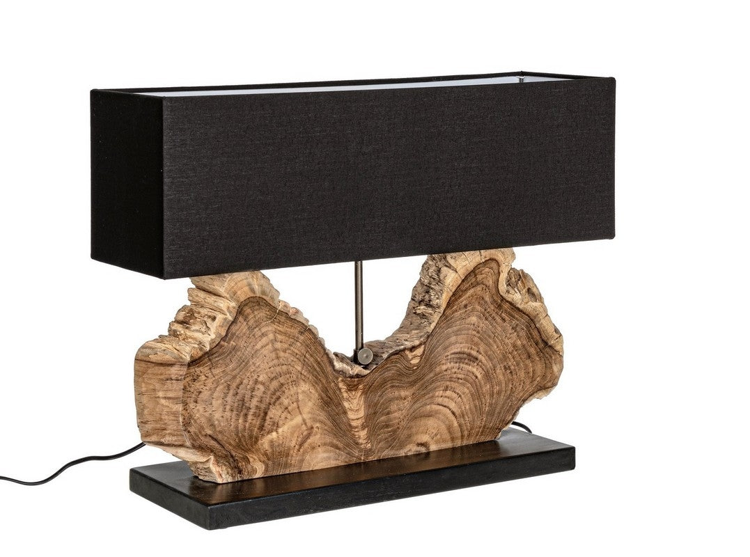 TISCHLAMPE NAGA SCHWARZ H55