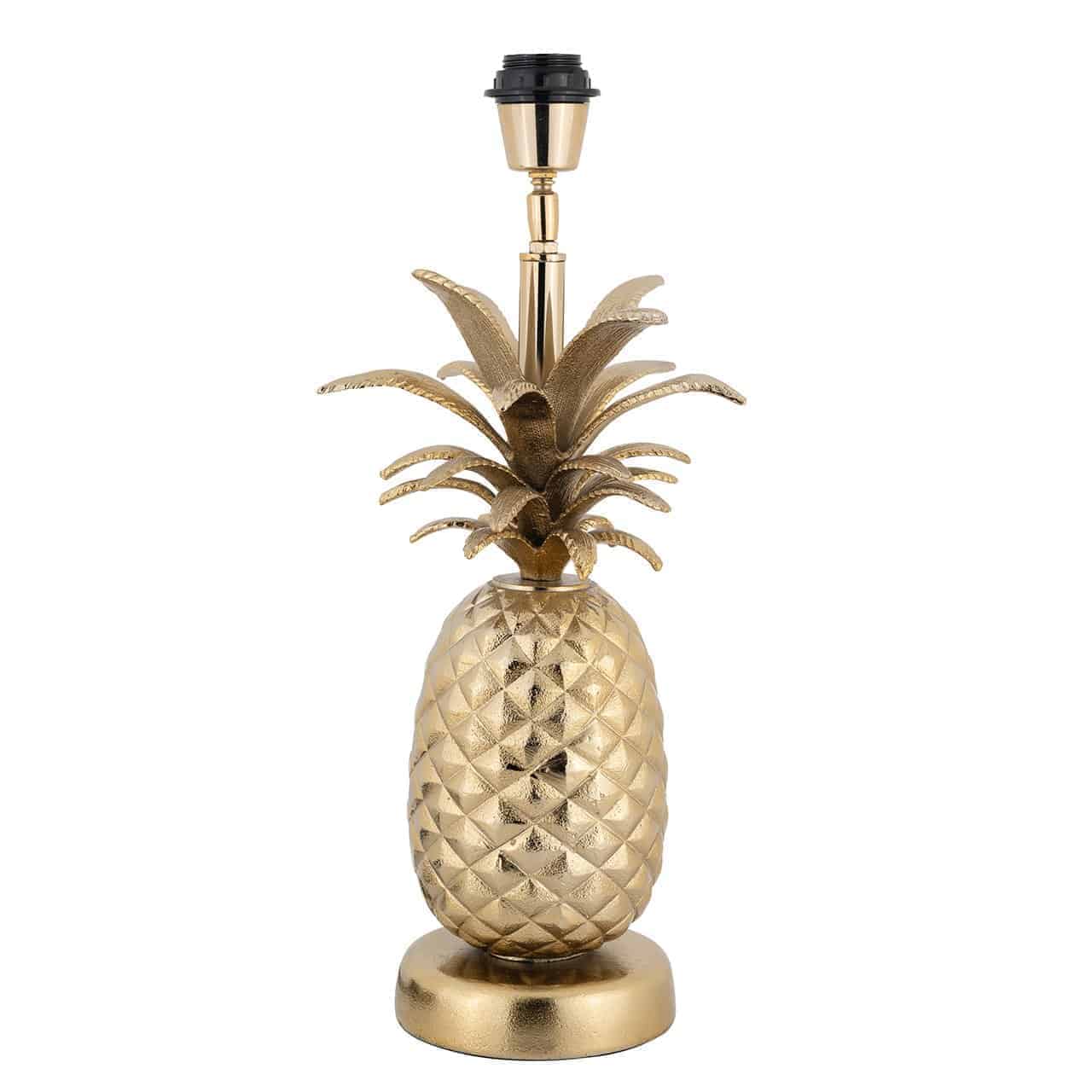 Richmond Interiors table lamp Colada Pineapple gold