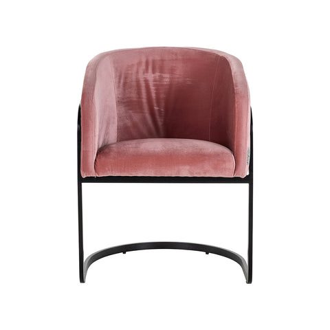 Richmond Interiors chair Chiara blush velvet chair