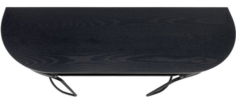 Missing Hoops Console Table Black 120 x 36 x 85 cm 