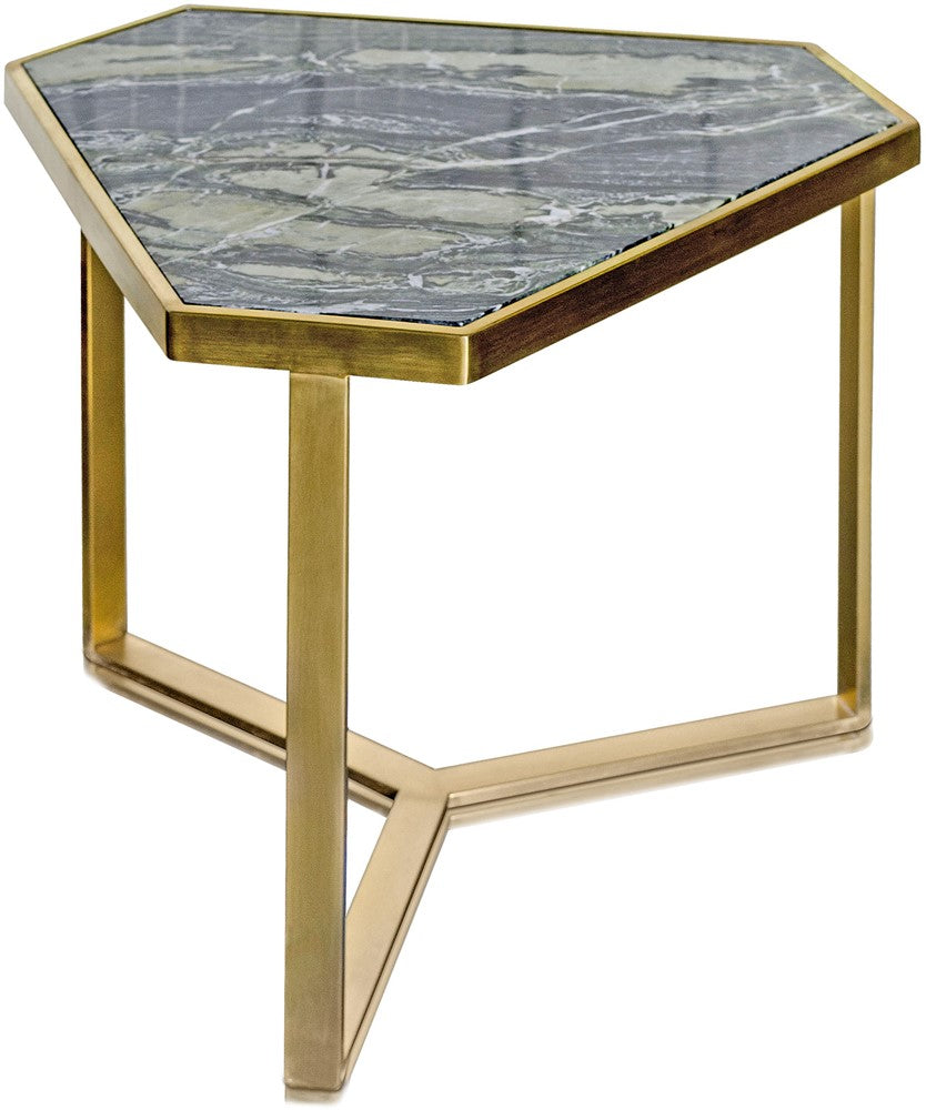 Missing Jones Table Brushed Gold 55 x 47 x 45 cm
